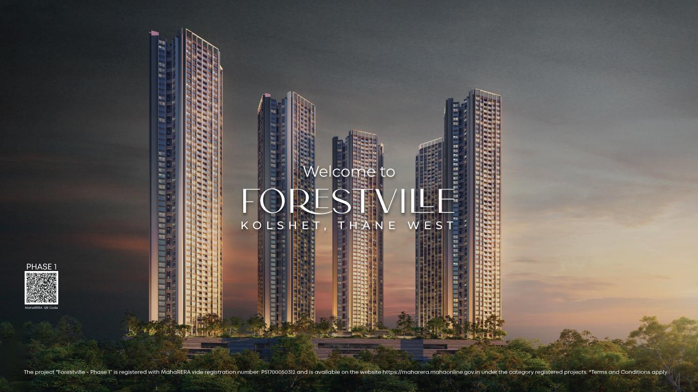 Forestville by Oberoi Realty Property in Kolshet Road, Thane West